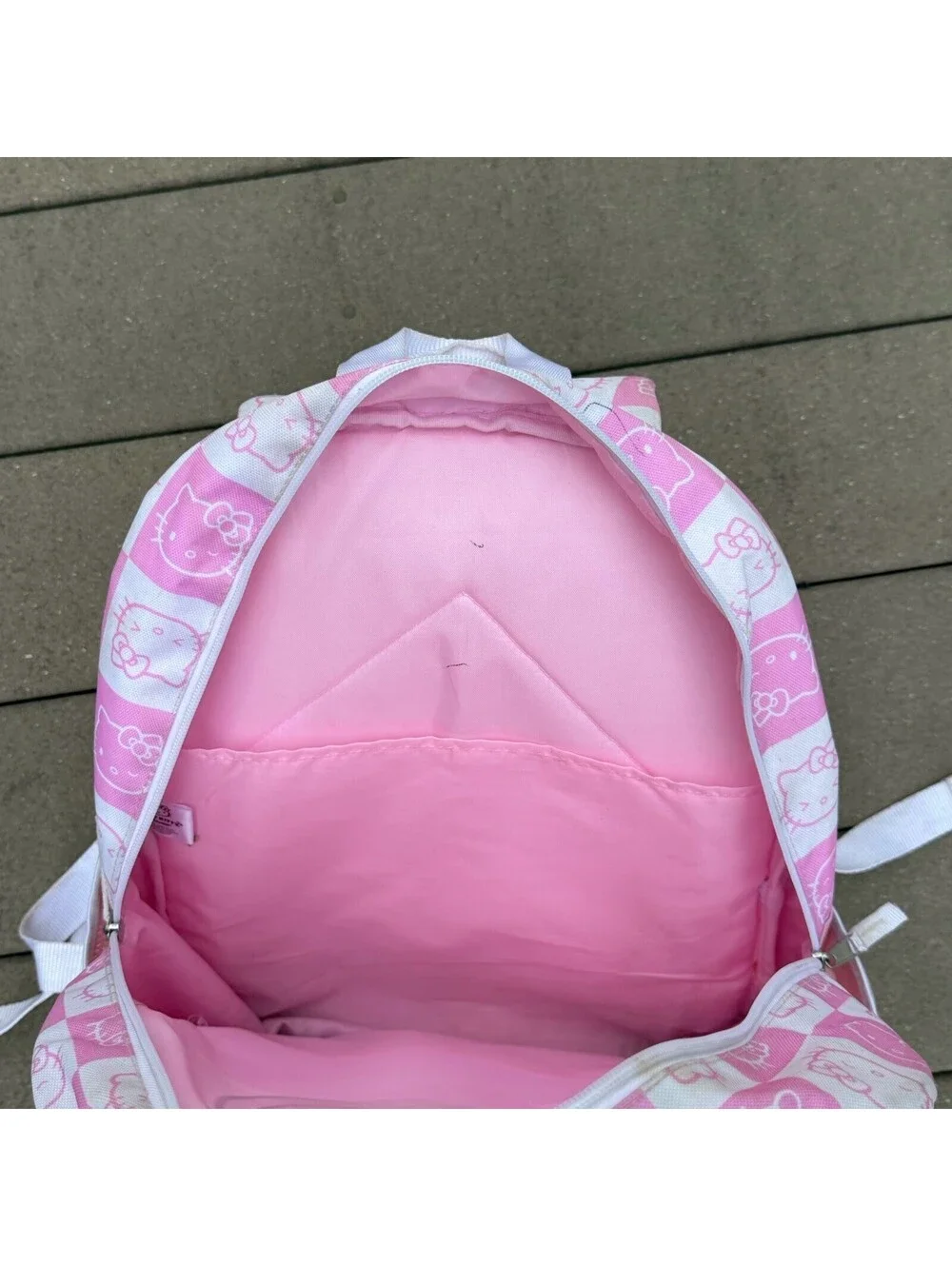 Hello Kitty Pink Backpack Book Bag Lunch Box Senior Year Sanrio School Bag